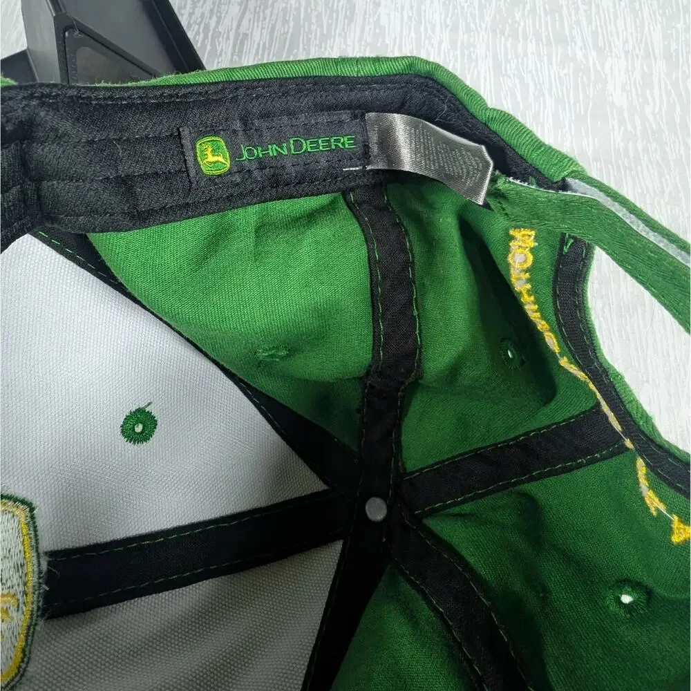John Deere Adjustable Strap Baseball Hat Green Owners Edition